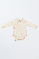 Lilly Cream Baby Suit - Mellow Orange